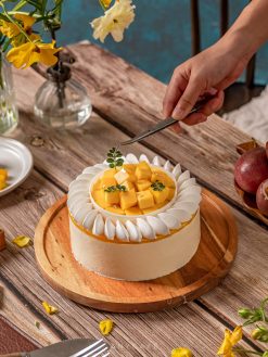 Passion Cheese Mousse Cake