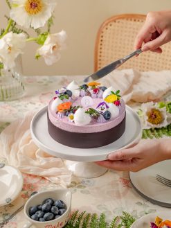 Blueberry Yogurt Mousse Cake